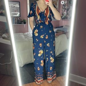 Spring/Summer Floral Jumpsuit Size XS